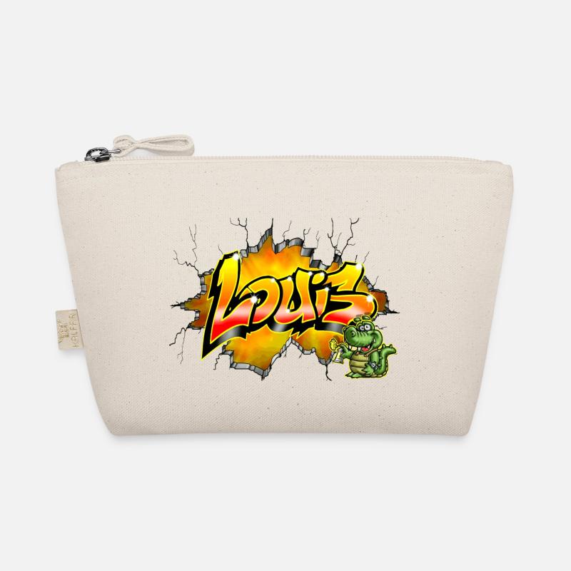Louis Graffiti - Bio-Täschchen - Natur