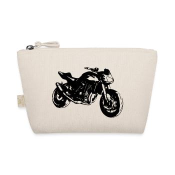 Kawasaki z750-Fan - Bio-Täschchen - Natur - Vorne