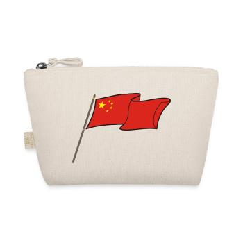 Drapeau de la Chine T-shirt cadeau drapeau chinois - Trousse biologique - nature - Devant