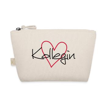 Kollegin Herz Lieblingskollegin Geschenk - Bio-Täschchen - Natur - Vorne