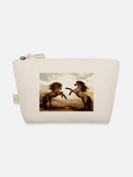 horses - Organic Pouch - nature