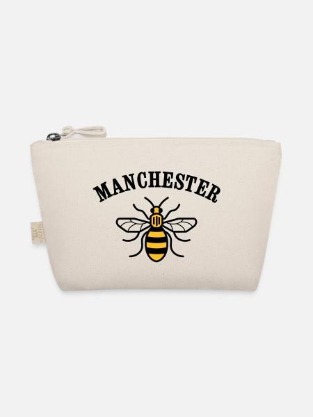 MCR MANCHESTER BEE - Organic Pouch - nature - Front