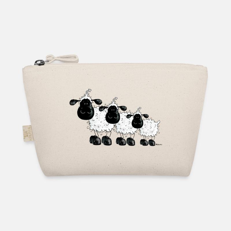 Drei Schäfchen - Schaf - Schafe- Sheep Bio-Täschchen