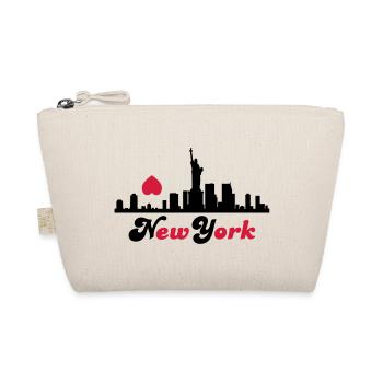 new york - Bio-Täschchen - Natur - Vorne
