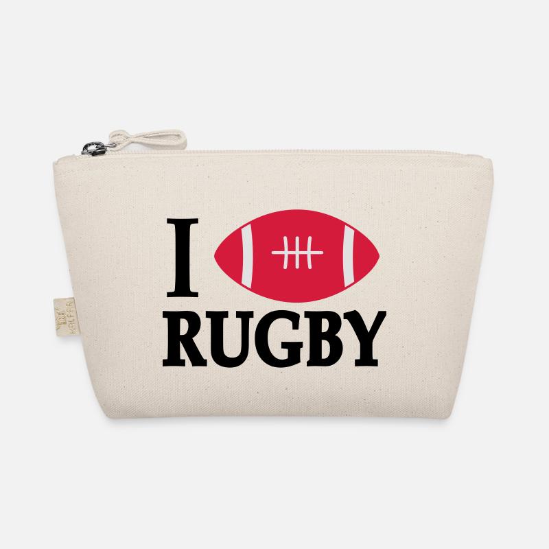 RUGBY - Bio-Täschchen - Natur