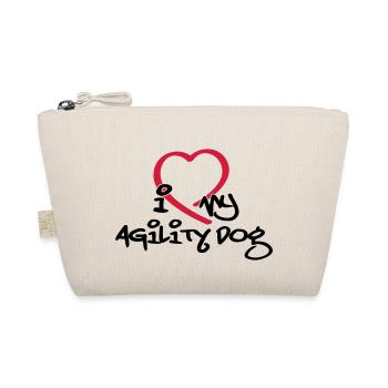 Agility dog // T-Shirts - Bio-Täschchen - Natur - Vorne