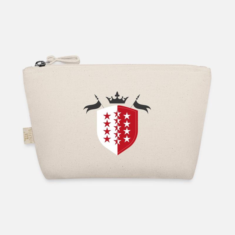 Drapeau Valais - Wallis Bio-Täschchen