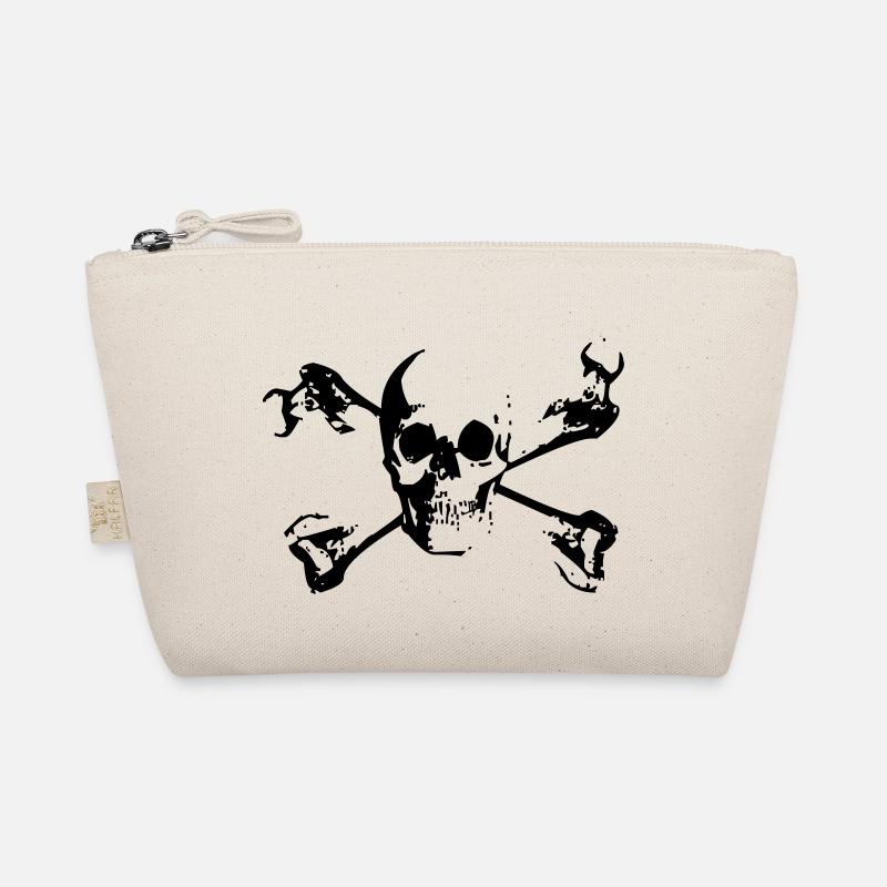 Skull Bone Skull Skeleton Skull Organic Pouch