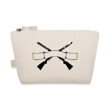 gewehr verein schütze name text fest club waffe - Organic Pouch - nature - Front