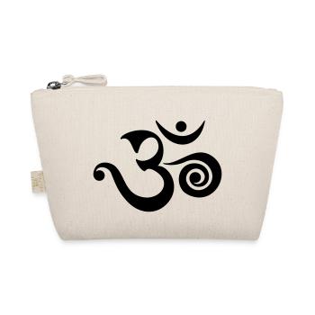 OM, AUM, BUDDHISM, SPIRITUALITY, MANTRA, YOGA, ZEN - Organic Pouch - nature - Front