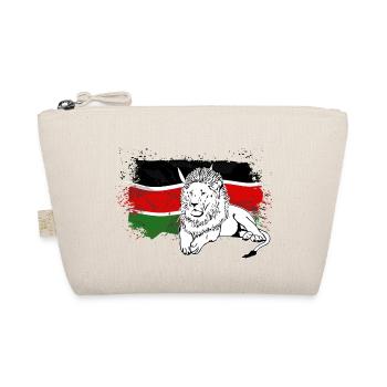 Lion - Kenya Flag - Löwe - Bio-Täschchen - Natur - Vorne
