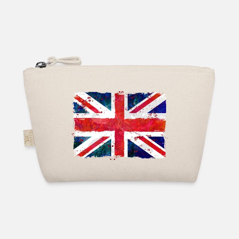 Union Jack - UK Flag - Bio-Täschchen - Natur