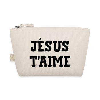 Jésus t'aime ! Religion Christ Dieu Catholique - Trousse biologique - nature - Devant