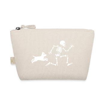 Dog mom dog trainer skeleton bones dog - Organic Pouch - nature - Front