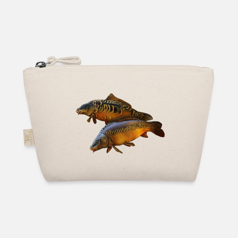 Karpfenduo - Bio-Täschchen - Natur