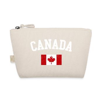 Canada Arc with Maple Flag - Organic Pouch - nature - Front