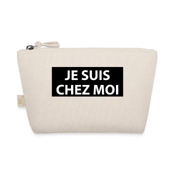 Je suis chez moi humour je suis coronavirus - Trousse biologique - nature - Devant