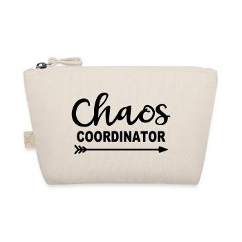 Chaos Coordinator Manager Boss Chef Mama Papa Büro - Bio-Täschchen - Natur - Vorne