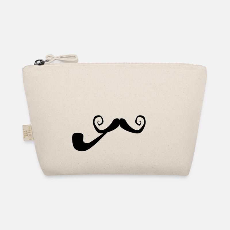 Beard with pipe Organic Pouch