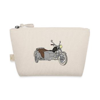 Motorrad mit Beiwagen - Bio-Täschchen - Natur - Vorne