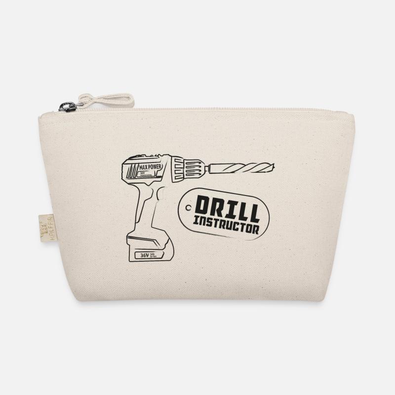 Drill Instructor - Tischler und Handwerker Design Bio-Täschchen