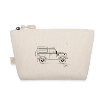 Offroad Auto Design Landy - Bio-Täschchen - Natur - Vorne
