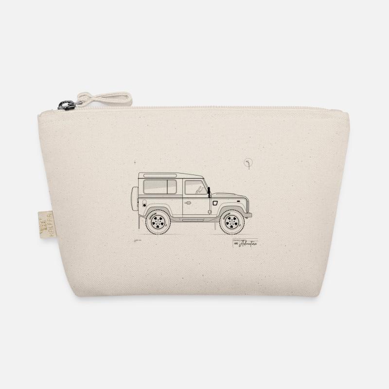 Offroad Auto Design Landy - Bio-Täschchen - Natur