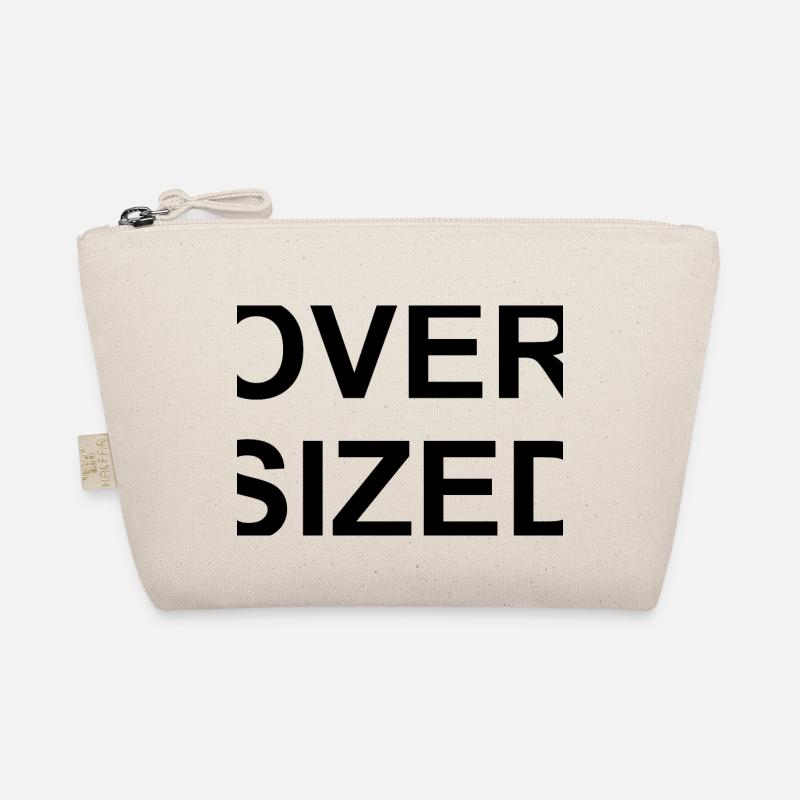 Oversized Slogan - Organic Pouch - nature