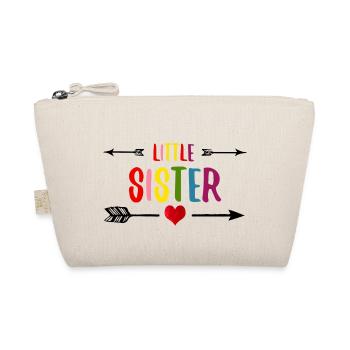 Little Sister Geschwister Schwesterliebe - Bio-Täschchen - Natur - Vorne