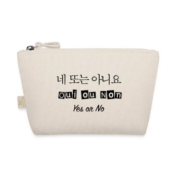 네 또는 아니요 – Oui ou Non – Yes or No - Trousse biologique - nature - Devant