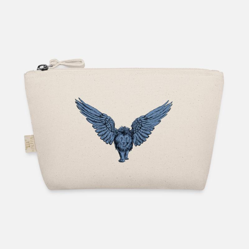 Lion blue Organic Pouch