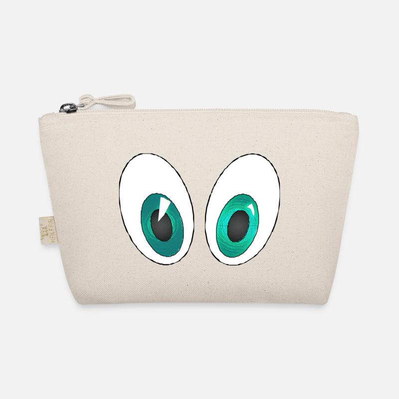 Eyes 3 - Organic Pouch - nature