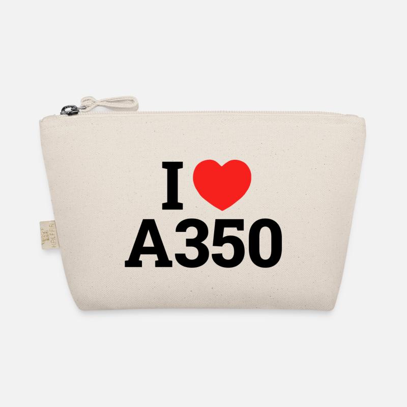 I love A350 - Bio-Täschchen - Natur