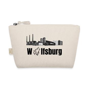 Wolfsburg Fanartikel Wolfsburg Skyline Wölfe Wolf - Bio-Täschchen - Natur - Vorne