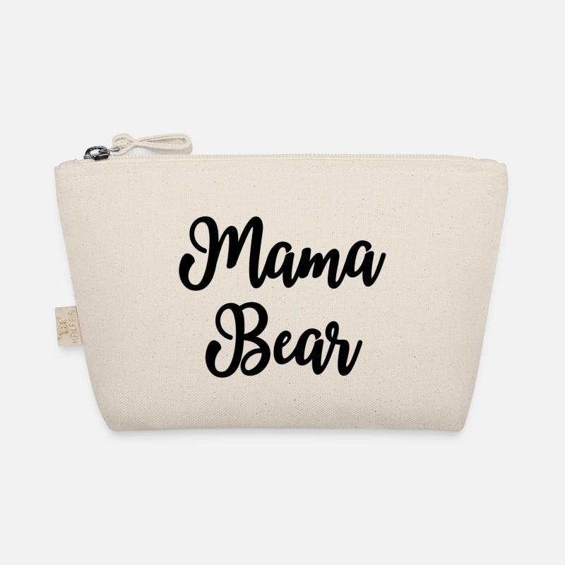 Mama Bear Mom - Bio-Täschchen - Natur