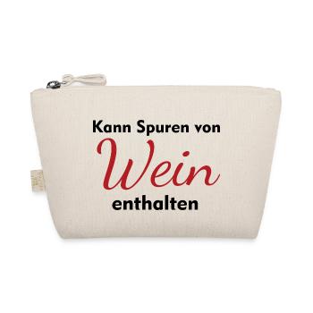 Kann Spuren von Wein enthalten - Bio-Täschchen - Natur - Vorne