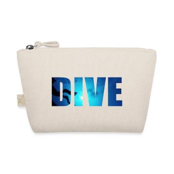 DIVE Unterwasser Taucher - Bio-Täschchen - Natur - Vorne
