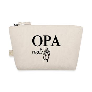 Grandpa Mal Three Grandfather - Organic Pouch - nature - Front