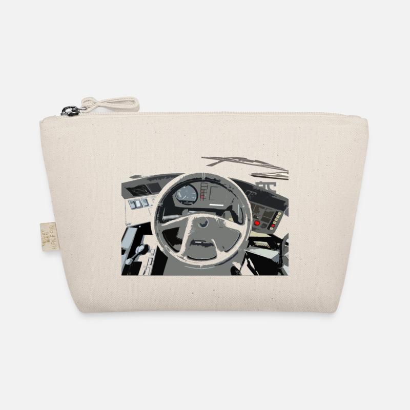 Dashboard T Shirt - Bio-Täschchen - Natur