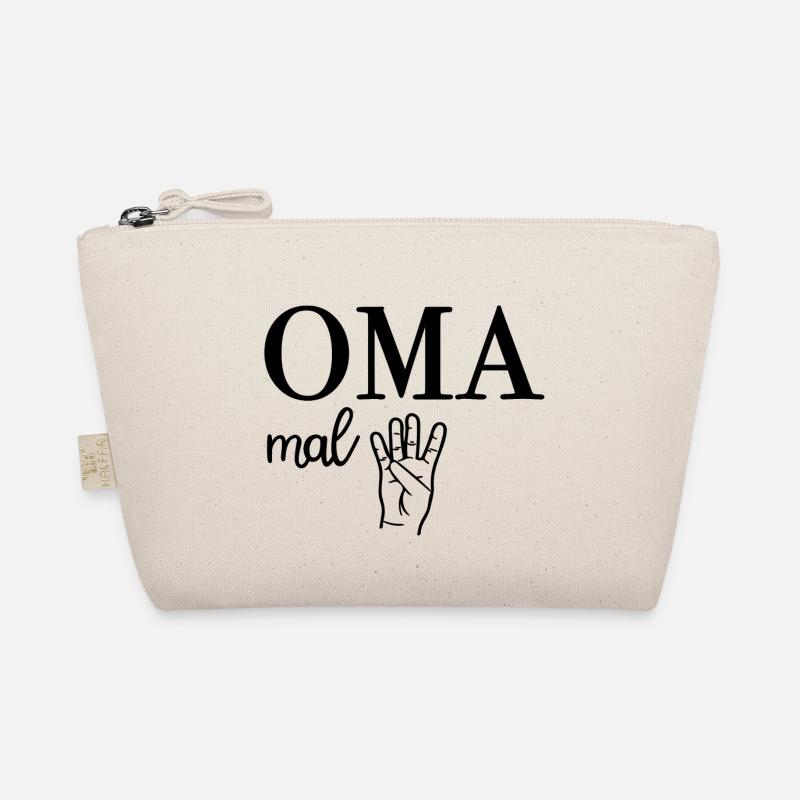 Oma Mal Vier Großmutter Bio-Täschchen