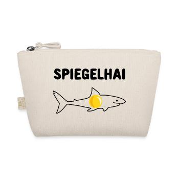 Spiegelhai Hai Spiegelei Wortwitz - Bio-Täschchen - Natur - Vorne
