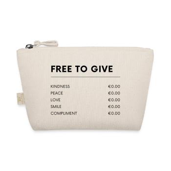 Free to give - Organic Pouch - nature - Front