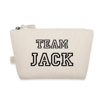 TEAM JACK Hundename Rüde TeamTrikot - Bio-Täschchen - Natur - Vorne