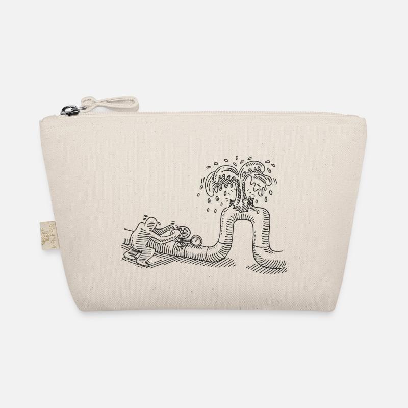 Technician Pipeline Problem Oil Leak Drawing Organic Pouch