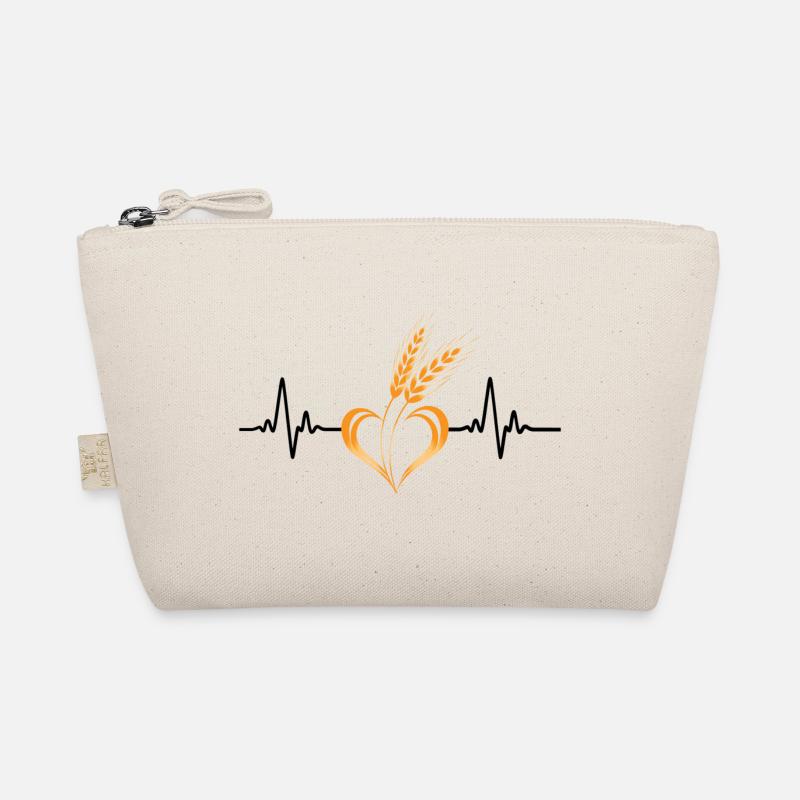 Love Getreide mit Herzfrequenz Bio-Täschchen