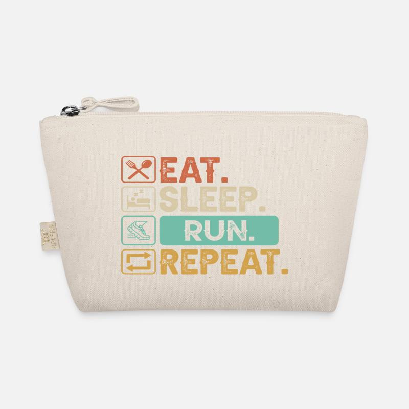Eat Sleep Run Repeat Bio-Täschchen