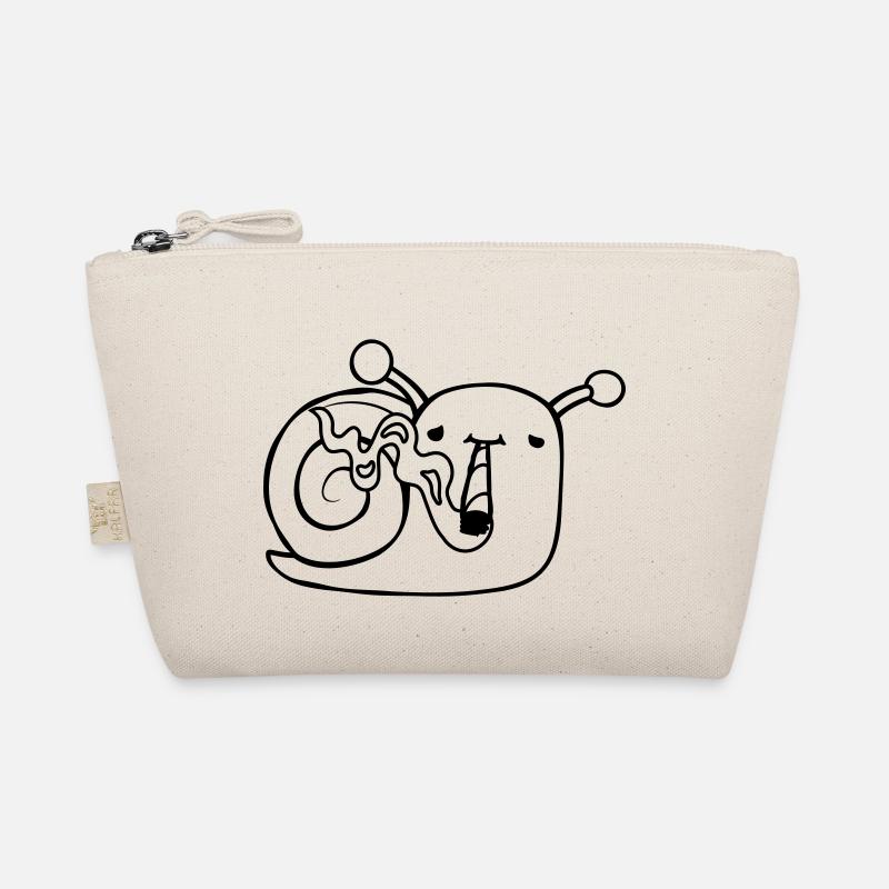 Smoking Stoner Snail Organic Pouch