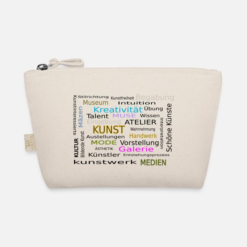 Word Cloud Kunst 2 Bio-Täschchen
