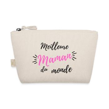 Meilleure maman du monde Cadeau maman fete - Trousse biologique - nature - Devant