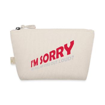 Roll My Eyes Out - Organic Pouch - nature - Front